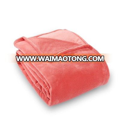 Soft Luxurious Twin Size Coral Fleece Plush Bed Blanket