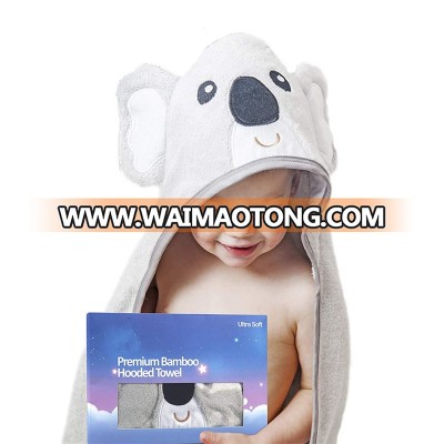 Baby Bamboo Hooded Koala Towel: Soft Hypoallergenic Infant Boy & Girl Towels