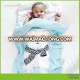 2017 wholesale knitting three-dimensional White bear baby bath towel blanket